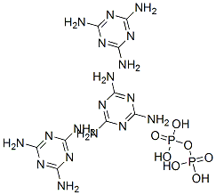 tri[1,3,5-triazine-2,4,6-triamine] diphosphate Structure