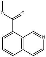 METHYL ISOQUINOLINE-8-CARBOXYLATE Structure