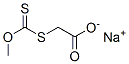 [(メトキシチオキソメチル)チオ]酢酸ナトリウム 化学構造式