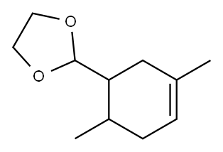 2-(3,6-dimethyl-3-cyclohexen-1-yl)-1,3-dioxolane Structure
