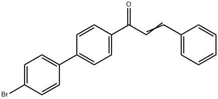 1-(4'-ブロモ-1,1'-ビフェニル-4-イル)-3-フェニル-2-プロペン-1-オン 化学構造式