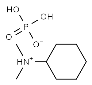 cyclohexyldimethylammonium dihydrogen phosphate Structure
