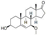 Androst-5-en-17-one, 3-hydroxy-7-methoxy-, (3beta,7beta)- (9CI) 结构式