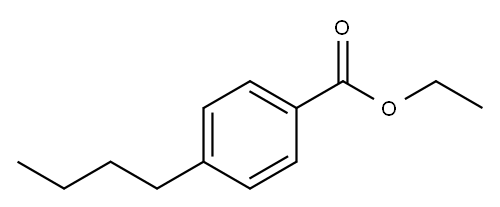 Benzoic acid, 4-butyl-, ethyl ester Struktur