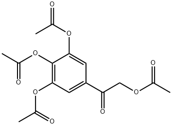 5-(2-acetoxyacetyl)benzene-1,2,3-triyl triacetate Structure