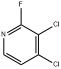 3,4-二氯-2-氟吡啶 结构式