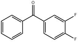 3,4-Difluorobenzophenone Structure
