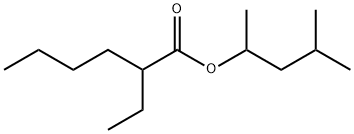1,3-dimethylbutyl 2-ethylhexanoate Structure