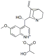 (9S)-9-hydroxy-6'-methoxycinchonanium lactate Structure
