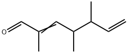 2,4,5-trimethylhepta-2,6-dienal Structure