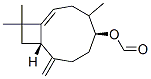 [1R-(1R*,5S*,9S*)]-4,11,11-trimethyl-8-methylenebicyclo[7.2.0]undecen-5-yl formate Struktur