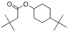3,3-ジメチルブタン酸4-(1,1-ジメチルエチル)シクロヘキシル 化学構造式