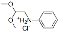 N-(2,2-ジメトキシエチル)ベンゼンアミン・塩酸塩 化学構造式