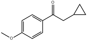 2-CYCLOPROPYL-1-(4-METHOXYPHENYL)ETHANONE, 85157-83-1, 结构式