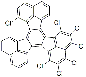 heptachlorodiacenaphtho[1,2-j:1',2'-l]fluoranthene Structure