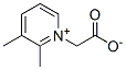 1-(carboxylatomethyl)dimethylpyridinium Structure