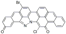 bromochloroanthra[2,1,9-mna]benz[6,7]indazolo[2,3,4-fgh]acridine-5,10-dione 结构式
