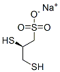 sodium (R)-2,3-dimercaptopropanesulphonate 结构式