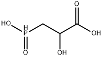 (hydroxyphosphinyl)lactic acid Structure