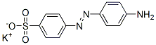 4-[(4-アミノフェニル)アゾ]ベンゼンスルホン酸カリウム 化学構造式