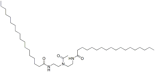 N,N'-[(acetylimino)diethane-1,2-diyl]distearamide 结构式
