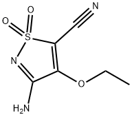 5-Isothiazolecarbonitrile,3-amino-4-ethoxy-,1,1-dioxide(9CI) Structure
