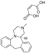 (R)-1,2,3,4,10,14b-hexahydro-2-methyldibenzo[c,f]pyrazino[1,2-a]azepine maleate Structure