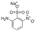 sodium 2-amino-6-nitrobenzenesulphonate Structure