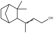 3-(3,3-dimethylnorbornyl)-2-buten-1-ol Structure
