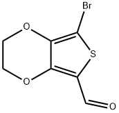 7-BROMO-2,3-DIHYDROTHIENO[3,4-B][1,4]DIOXINE-5-CARBOXALDEHYDE 97 Struktur