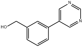 (3-嘧啶-5-苯基)甲醇, 852180-75-7, 结构式