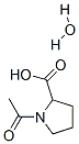 1-ACETYL-2-PYRROLIDINECARBOXYLIC ACID HYDRATE Structure