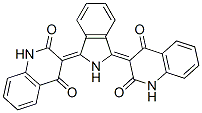 3,3'-(1H-isoindole-1,3(2H)-diylidene)bisquinoline-2,4(1H,3H)-dione 结构式