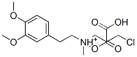 (3-chloropropyl)(3,4-dimethoxyphenethyl)methylammonium hydrogen oxalate 结构式