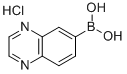 BENZOPYRAZINE-6-BORONIC ACID HCL Structure