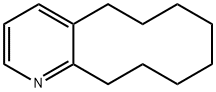 5,6,7,8,9,10,11,12-オクタヒドロシクロデカ[b]ピリジン 化学構造式