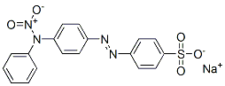 sodium 4-[[4-[nitroanilino]phenyl]azo]benzenesulphonate 结构式