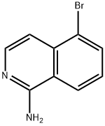 5-溴异喹啉-1-胺 结构式