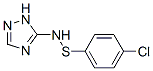 4-chloro-N-(2H-1,2,4-triazol-3-yl)benzenesulfenamide 结构式