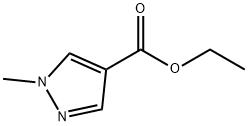1-メチル-1H-ピラゾール-4-カルボン酸エチル 化学構造式