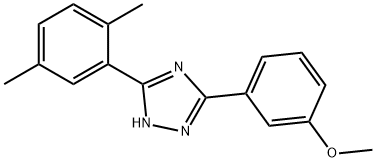 5-(3-Methoxyphenyl)-3-(2,5-xylyl)-1H-1,2,4-triazole Structure