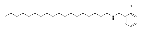 alpha-(octadecylamino)cresol Structure