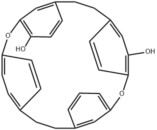 2,14-Dioxapentacyclo[20.2.2.210,13.13,7.115,19]triaconta-3,5,7(30),10,12,15,17,19(27),22,24(1),25,28-dodecaene-4,12-diol Structure