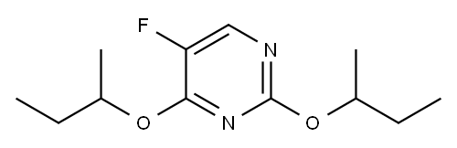 2,4-Di-sec-butoxy-5-fluoro-pyrimidine Struktur