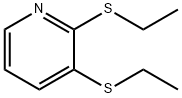 Pyridine, 2,3-bis(ethylthio)- (9CI) Structure