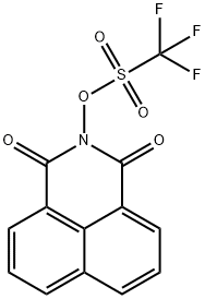 N-羟基萘酰亚胺三氟甲磺酸酯 结构式