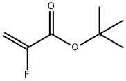 TERT-BUTYL 2-FLUOROACRYLATE, 85345-86-4, 结构式