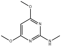 (4,6-ジメトキシピリミジン-2-イル)-N-メチルアミン 化学構造式