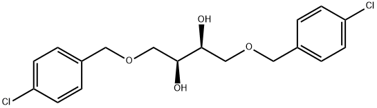 (S,S)-(-)-1,4-双-(4-氯苄氧基)-2,3-丁二醇, 85362-85-2, 结构式