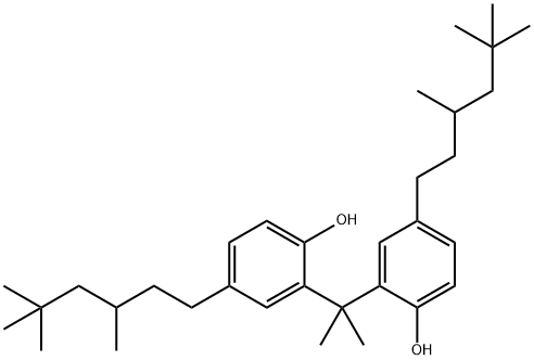 2,2'-isopropylidenebis[4-(3,5,5-trimethylhexyl)phenol] Struktur
